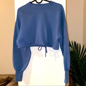 ZARA long sleeve crop top!